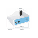 Low 8 Compartment Laptop Charging Locker with 8 Door Access