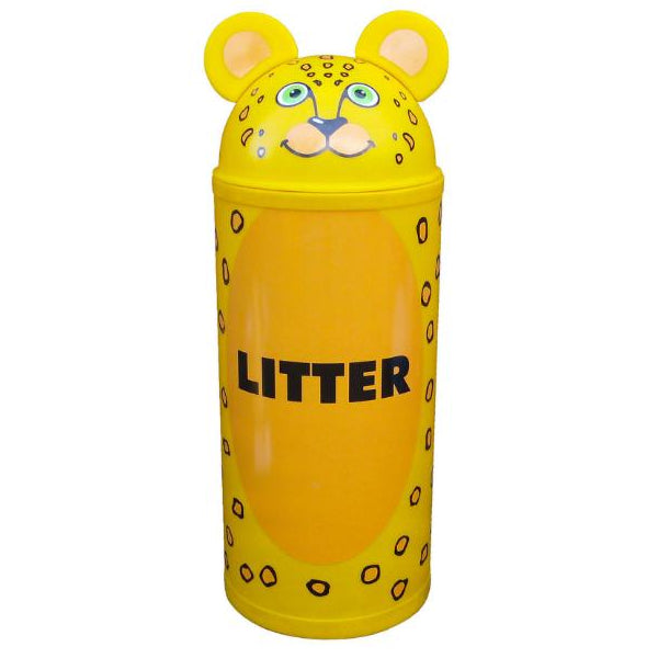 Animal Litter Bin Leopard