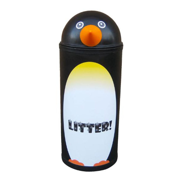 Animal Litter Bin Penguin