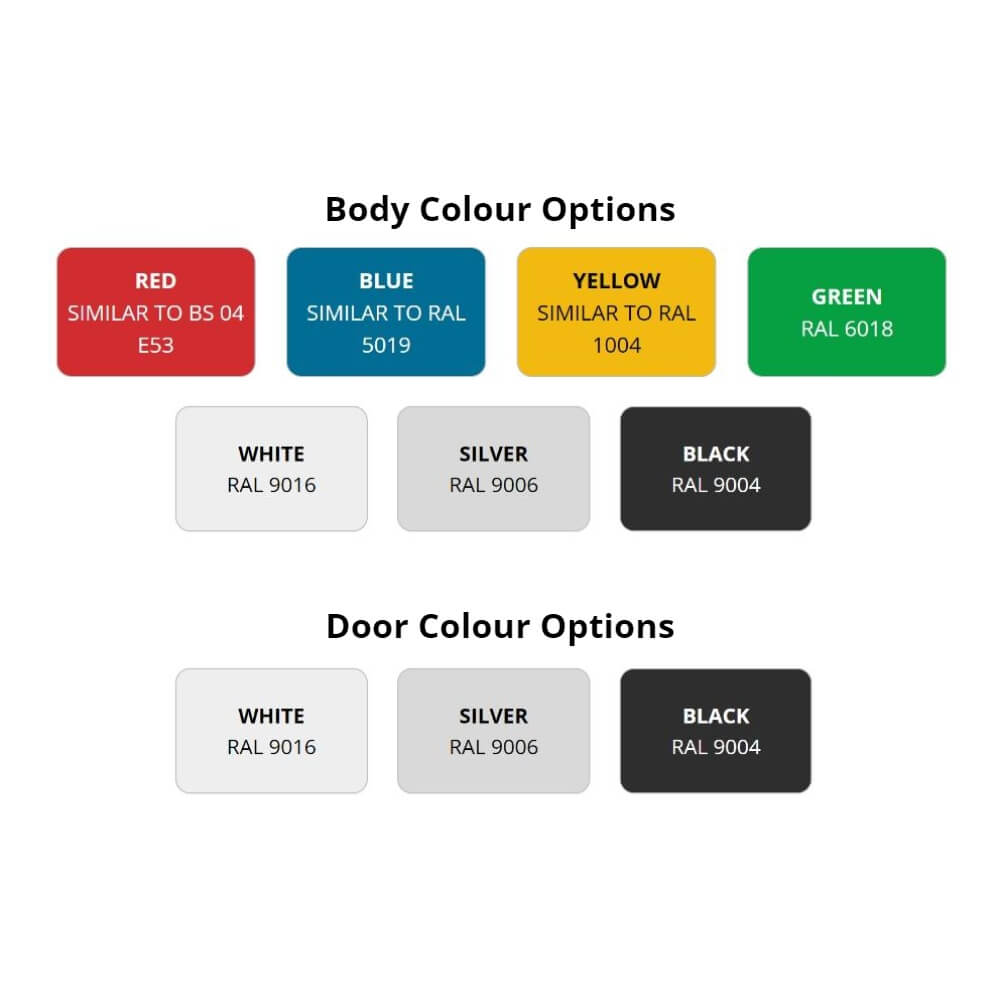 One Compartment Anti Theft Locker With Vision Strip  - Nest Of 3