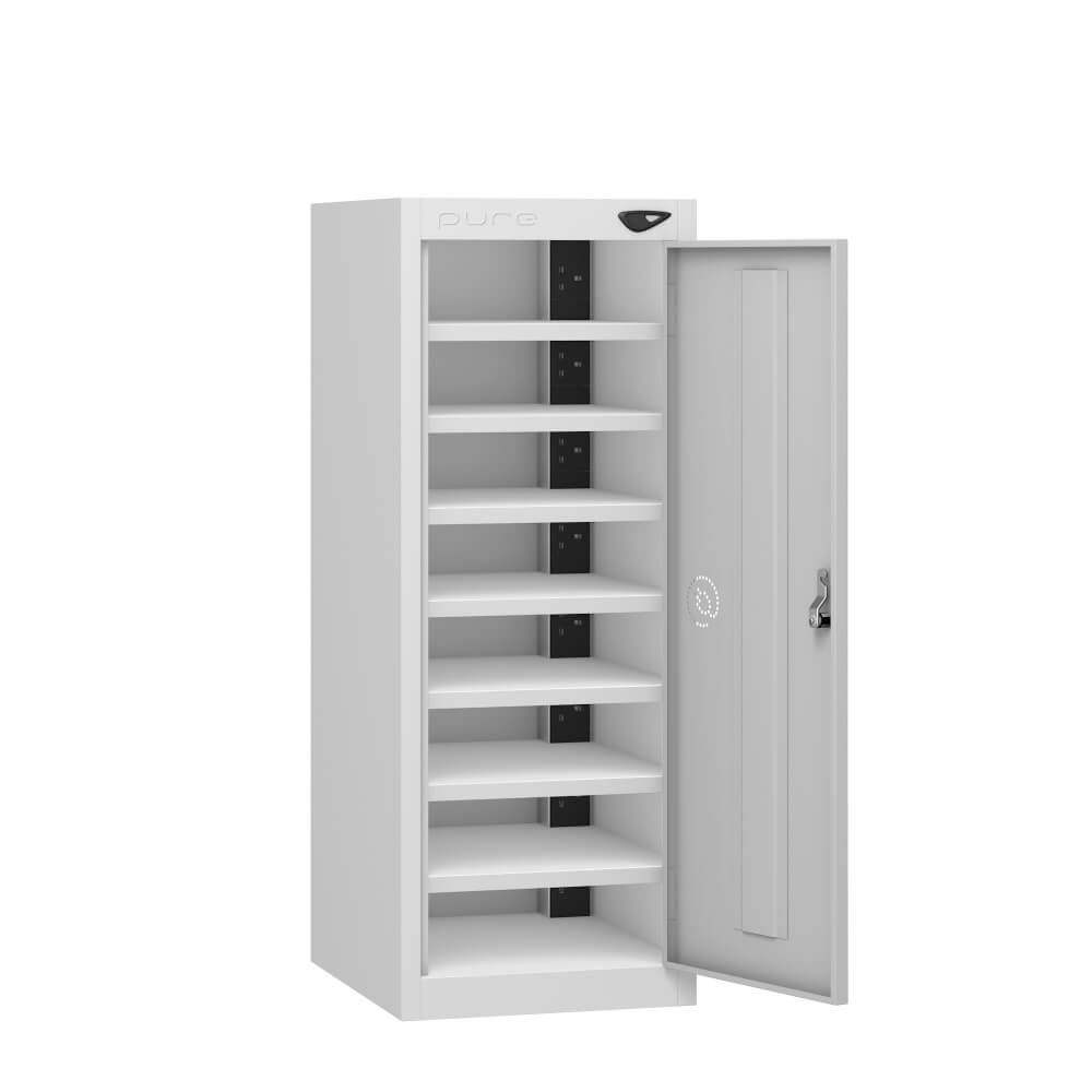 Low 8 Compartment Laptop Charging Locker with 1 Door Access
