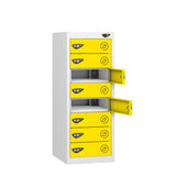 Low 8 Compartment Laptop Charging Locker with 8 Door Access
