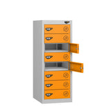 Low 8 Compartment Laptop Charging Locker with 8 Door Access