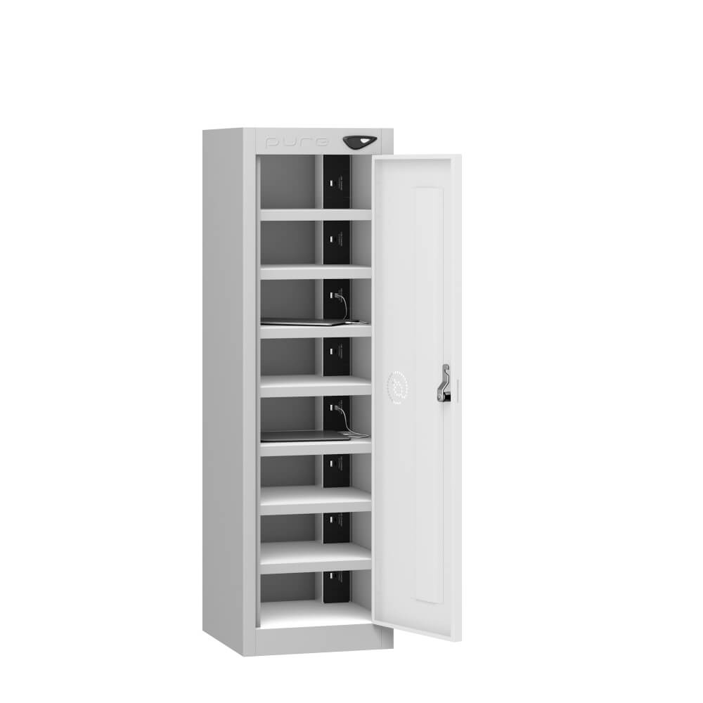 Low 8 Compartment Tablet Charging Locker with 1 Door Access