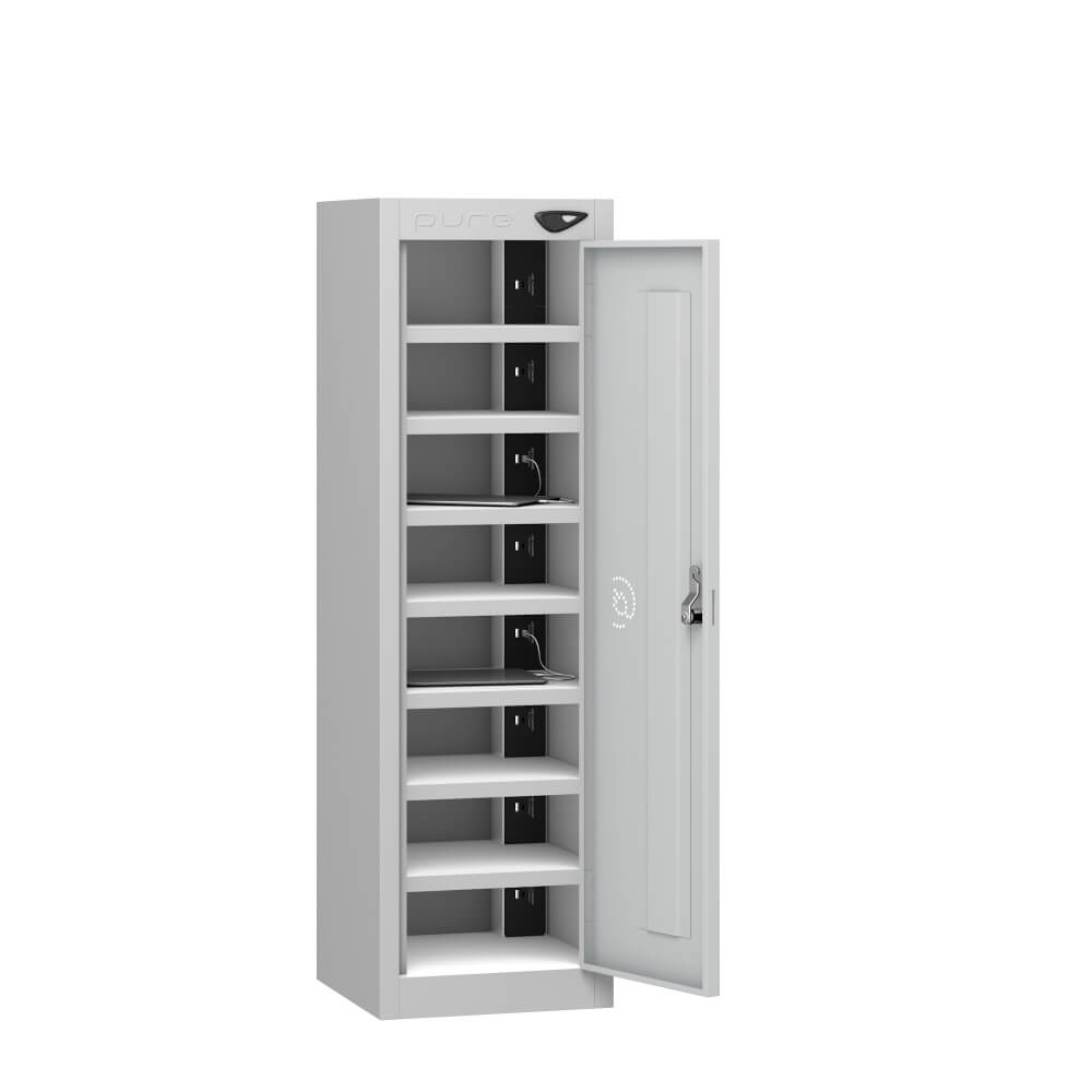 Low 8 Compartment Tablet Charging Locker with 1 Door Access