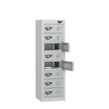 Low 8 Compartment Tablet Charging Locker with 8 Door Access