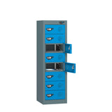 Low 8 Compartment Tablet Charging Locker with 8 Door Access