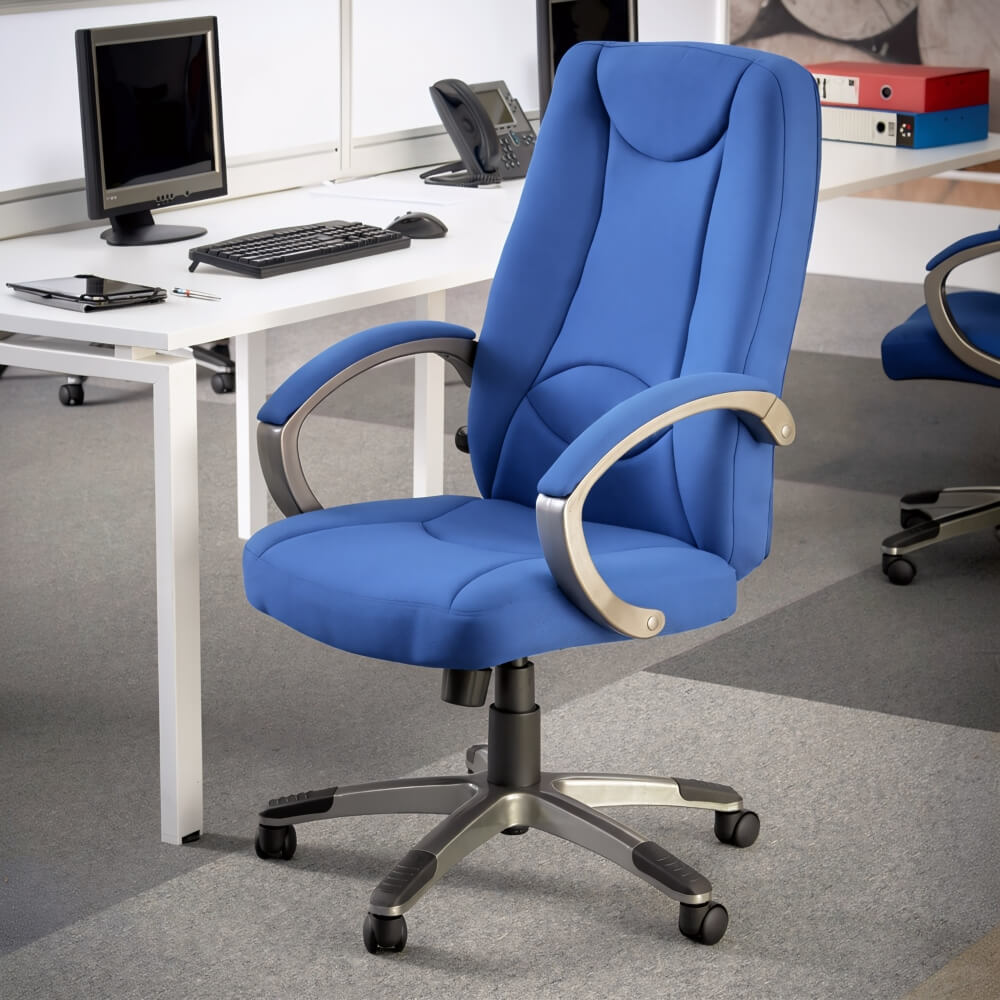 Lucca High Back Fabric Managers Chair