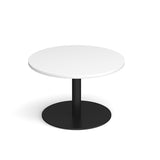 Monza Circular Coffee Table with Black Base