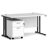 Maestro 25 Desk and Pedestal Bundle