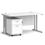 Maestro 25 Desk and Pedestal Bundle
