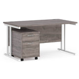 Maestro 25 Desk and Pedestal Bundle