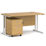 Maestro 25 Desk and Pedestal Bundle