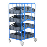 Mobile Display Tray Racks - Tray Size: 170 x 400 x 600mm