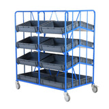 Mobile Display Tray Racks - Tray Size: 120 x 400 x 600mm