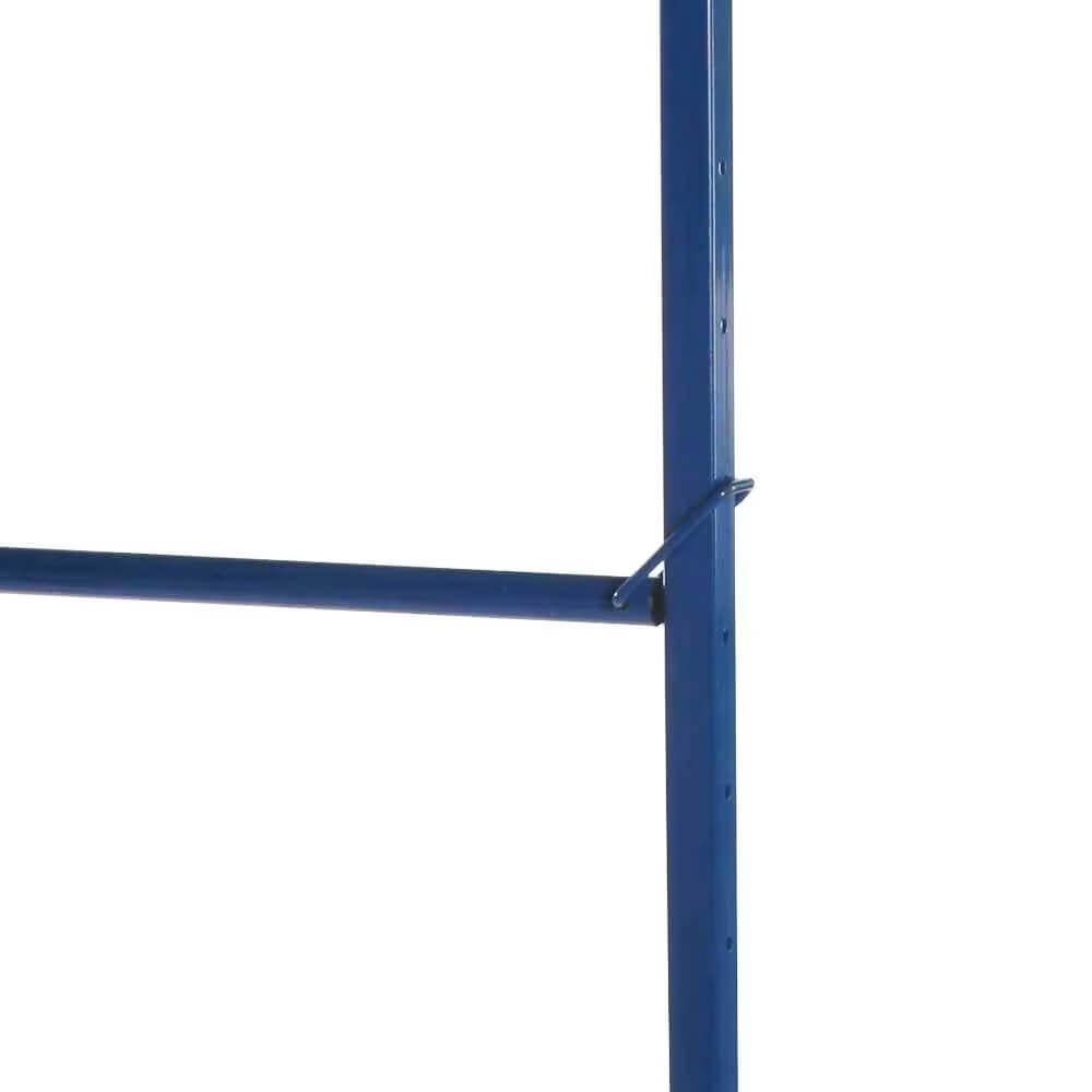 Nestable Mobile Garment Rail - Blue