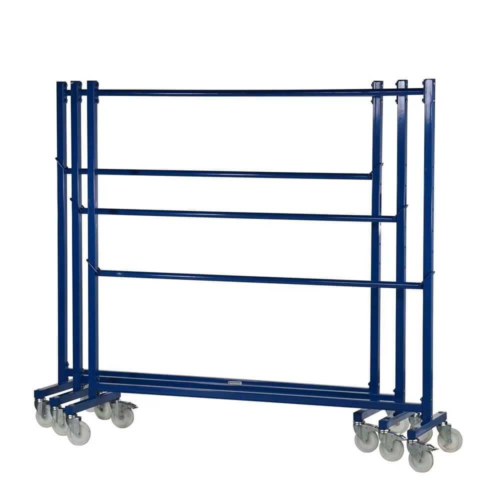 Nestable Mobile Garment Rail - Blue