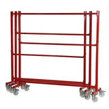 Nestable Mobile Garment Rail - Red