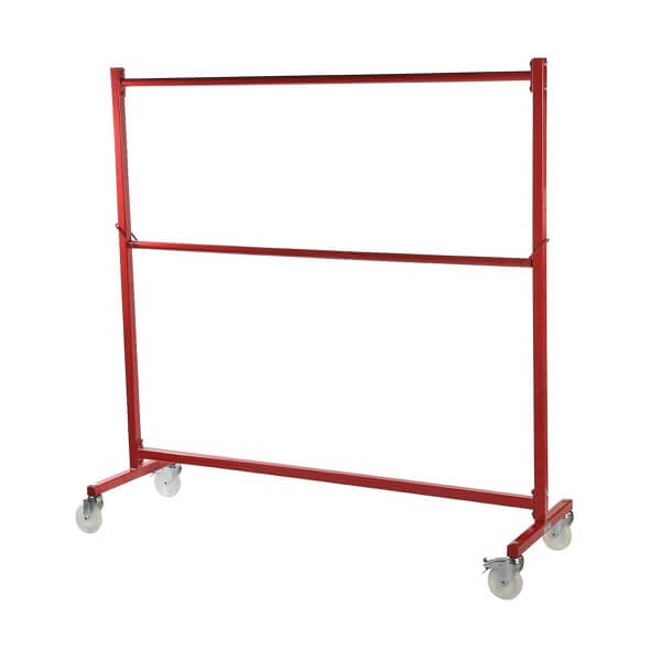 Nestable Mobile Garment Rail - Red