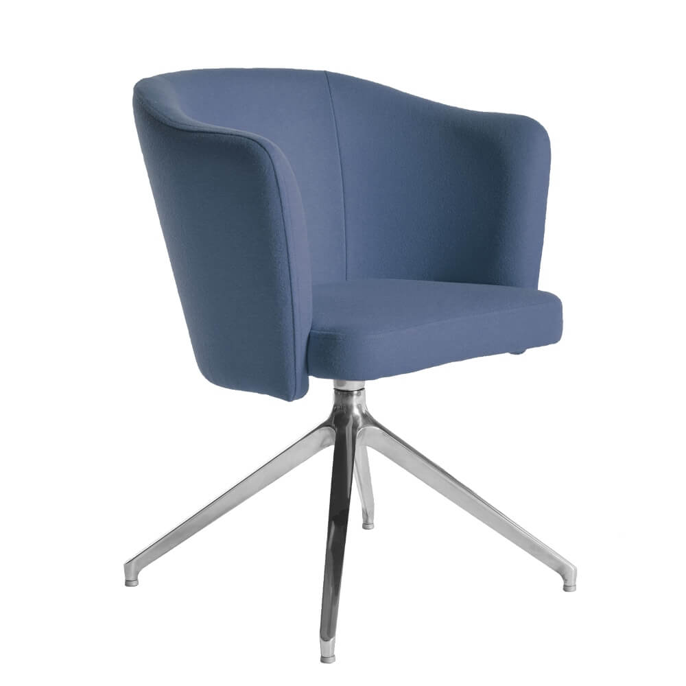 Otis Tub Chair in Range Blue