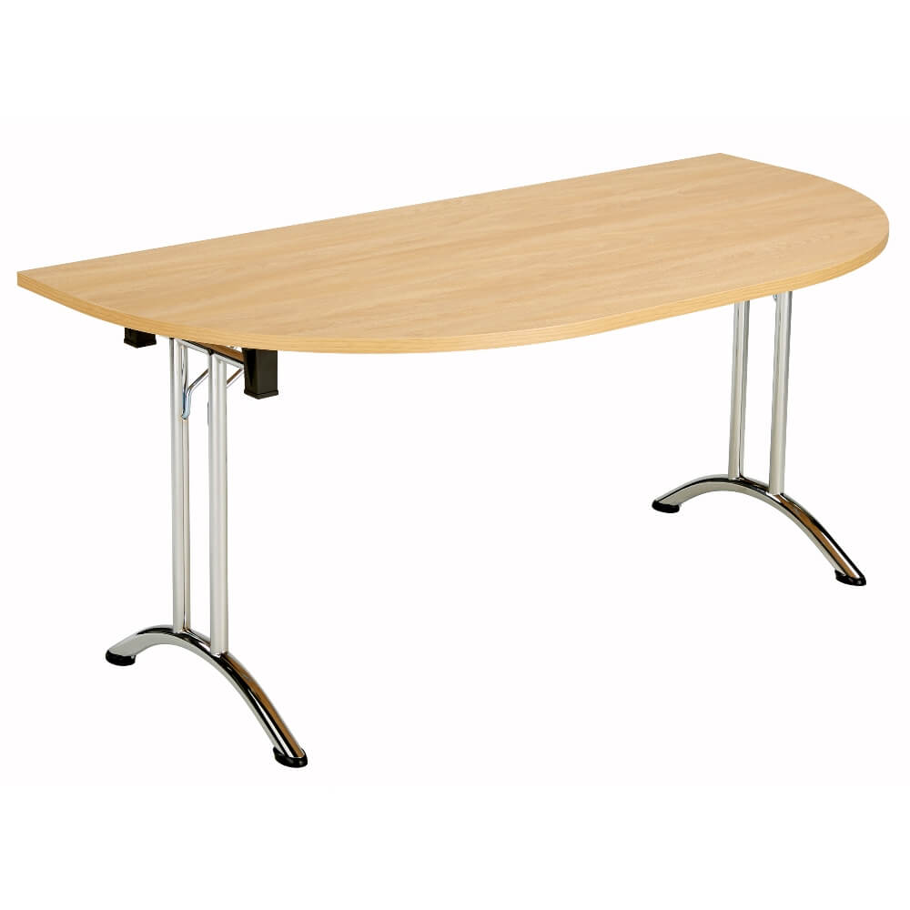 Union D-End Folding Table