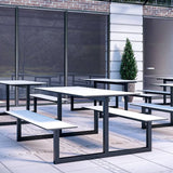 PARC Outdoor Dining Bench Set