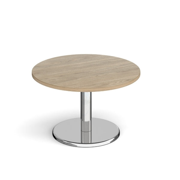 Pisa Circular Coffee Table with Chrome Base