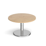 Pisa Circular Coffee Table with Chrome Base