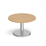 Pisa Circular Coffee Table with Chrome Base