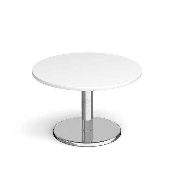 Pisa Circular Coffee Table with Chrome Base