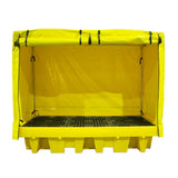 PVC Covered Spill Pallet for 2 IBC