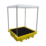 PVC Covered Spill Pallet for 4 Drums
