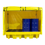 PVC Covered Spill Pallet for 8 Drums