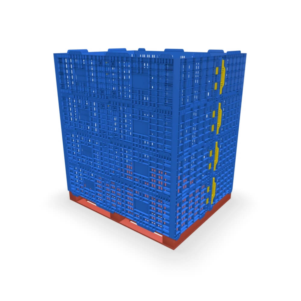 Plastic Pallet Collars - Blue