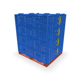 Plastic Pallet Collars - Blue