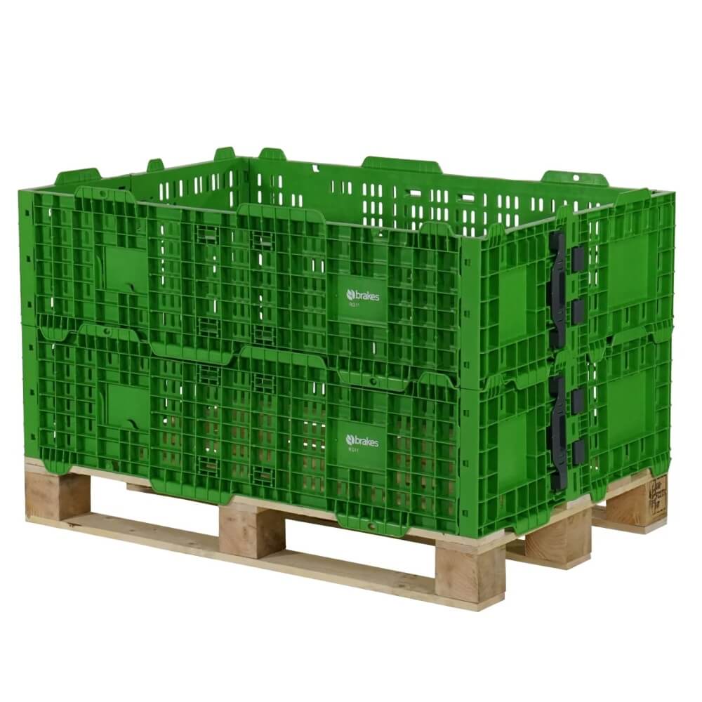 Plastic Pallet Collars - Green
