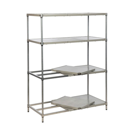 Plastic Plus Shelving with Solid Shelves 1820mm High