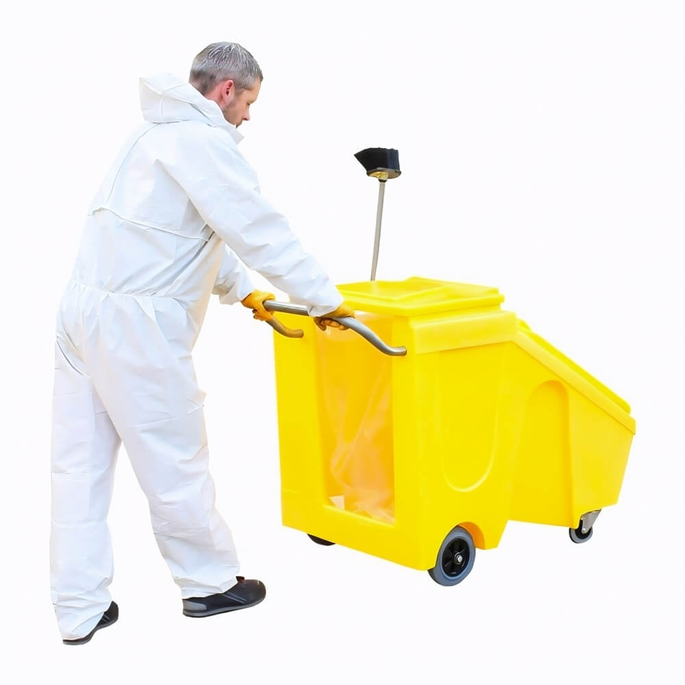 Poly Clean-Up Cart