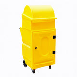 Poly Mobile Storage Cabinet with Roll Holder