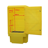 Polyethylene Drum Storage Cabinet 225 Litre Sump Capacity
