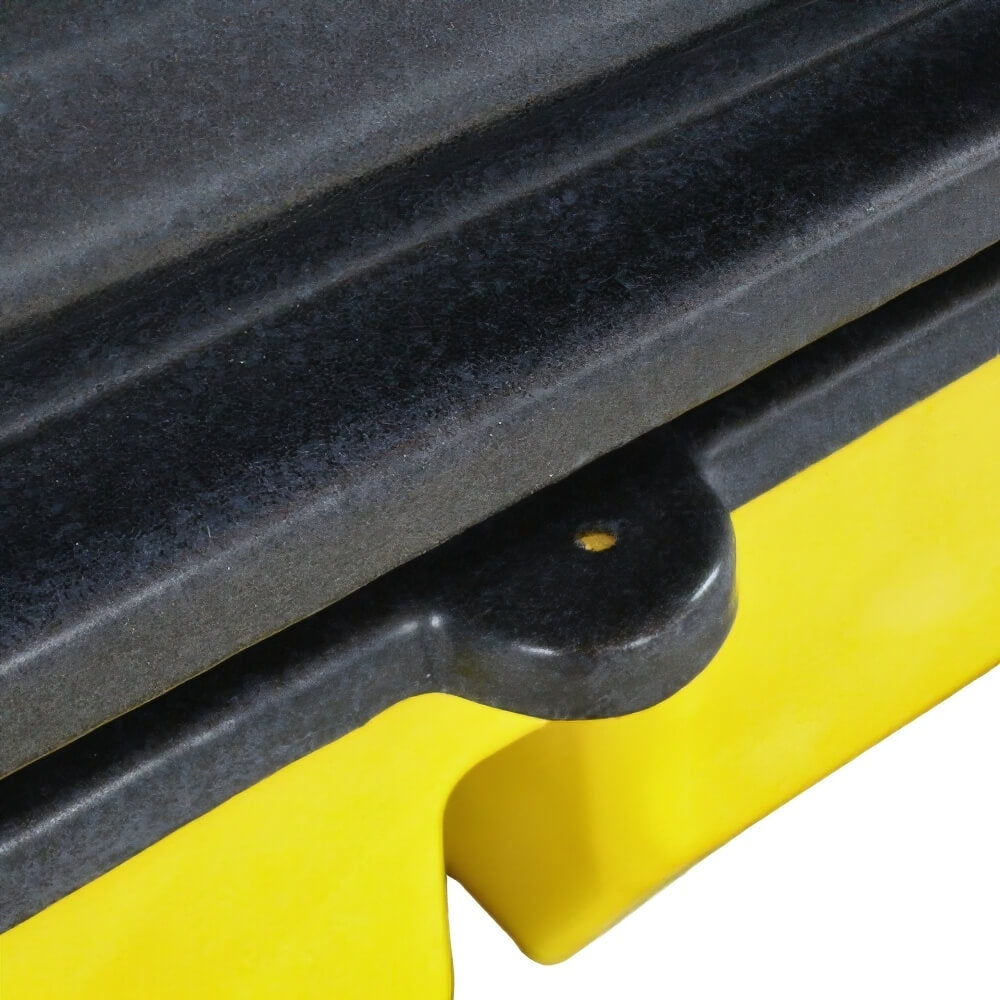 Polyethylene Hard Covered Drum Spill Pallet - 2 Drums