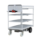 Powered Hospital Service Shelf Trolley