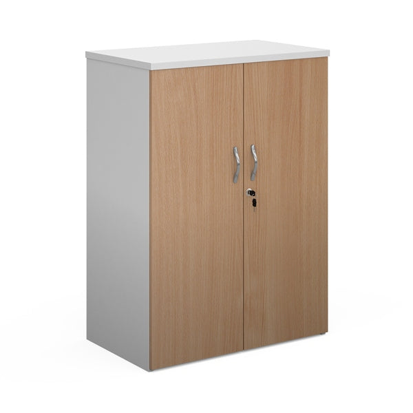 Duo Double Door Cupboard with 2 Shelves