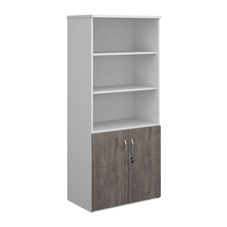 Duo Combination Unit with Open Top 4 Shelves