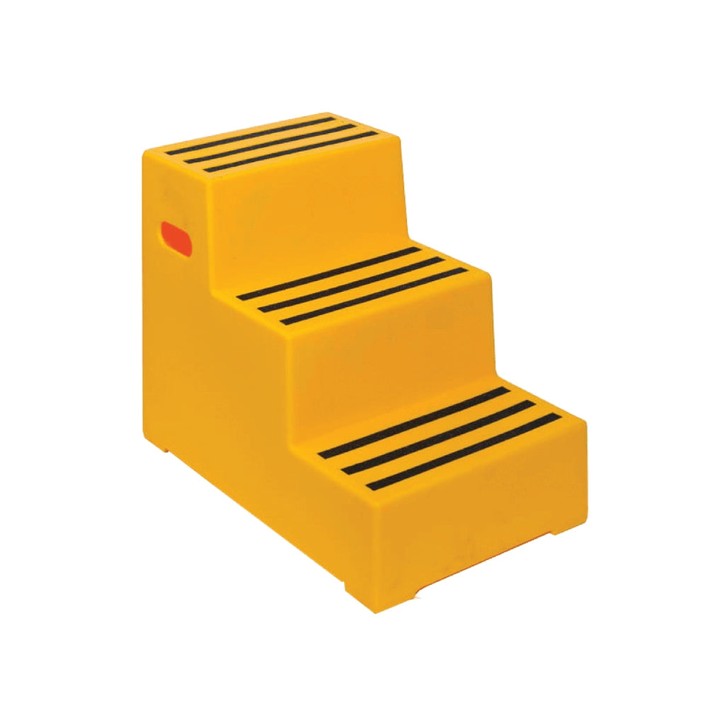 Heavy Duty Plastic Safety Steps 3 Tread – Merlinindustrial