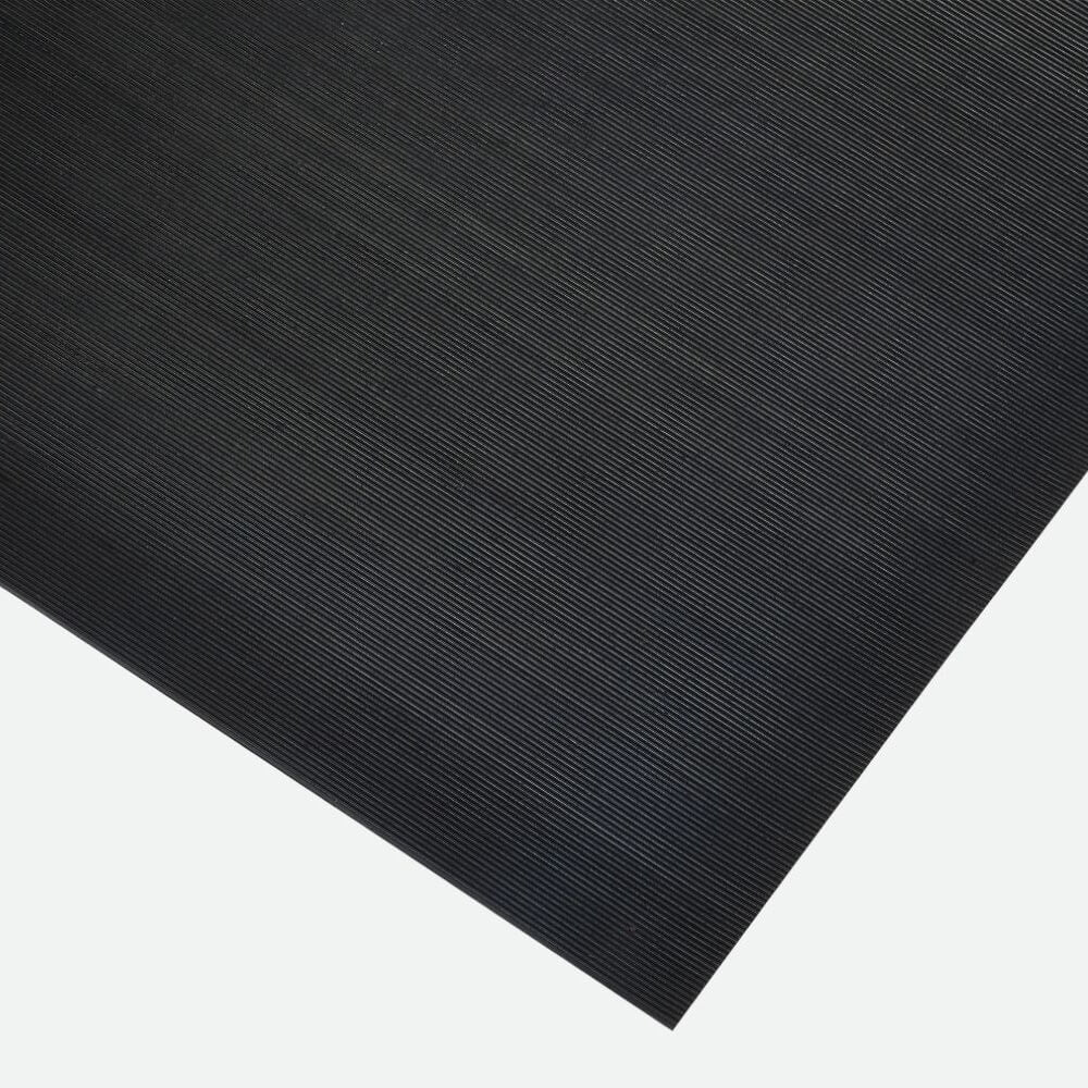Rubber Rib Matting - Black