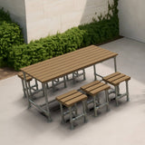 SCAFFOLD Outdoor Dining Stool Set