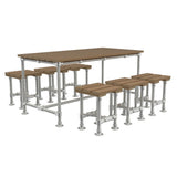 SCAFFOLD Outdoor Dining Stool Set