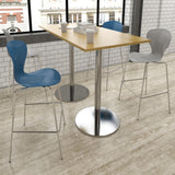 Sienna Stool with Chrome Legs (Pack of 2)