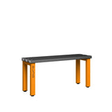 Single Sided Bench 1000mm with Polymer Slats